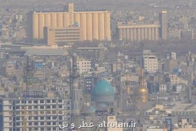 کیفیت هوای مشهد در وضعیت هشدار آلودگی قرار دارد