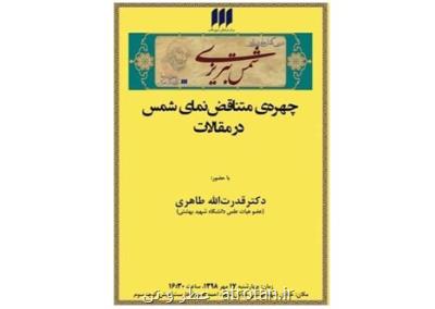 بررسی چهره  متناقض نمای شمس در مقالات